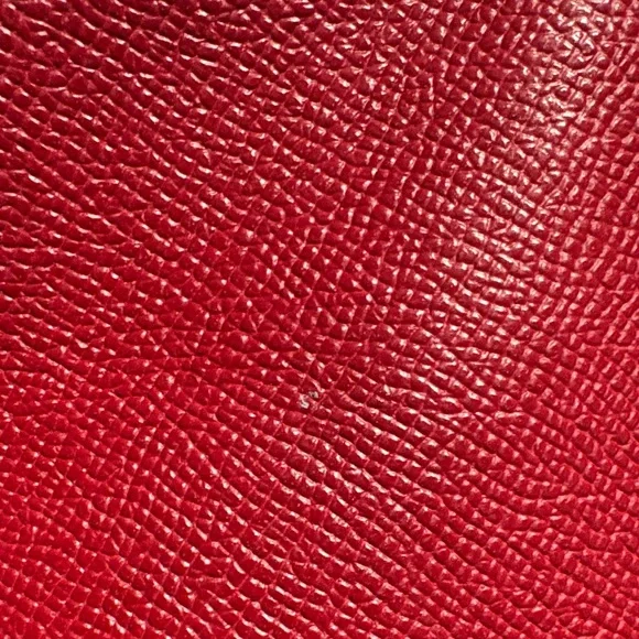 Coach Vibrant Red Leather Tote - Picture 9 of 13